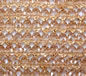 Light Peach Crystal 8mm x 6mm Faceted Roundel